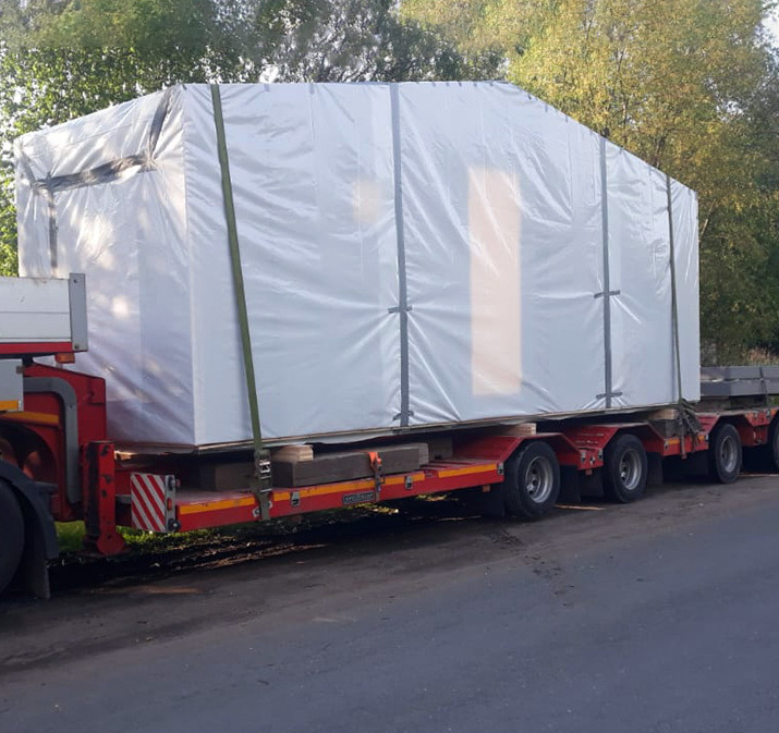 Доставка модульного дома