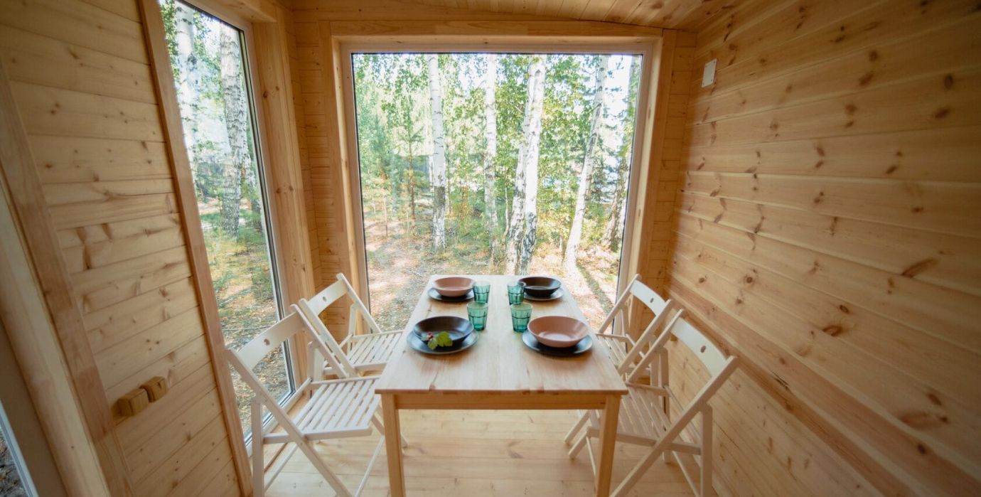 Интерьер модульной бани