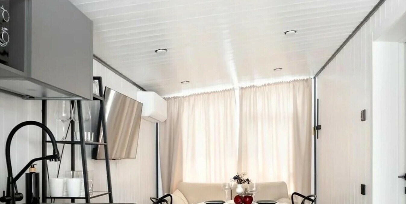 Кухня модульного дома