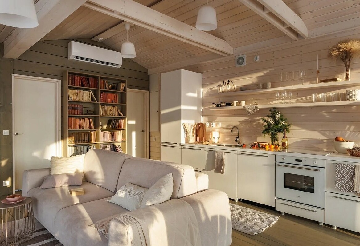 Вид планировки модульного дома 