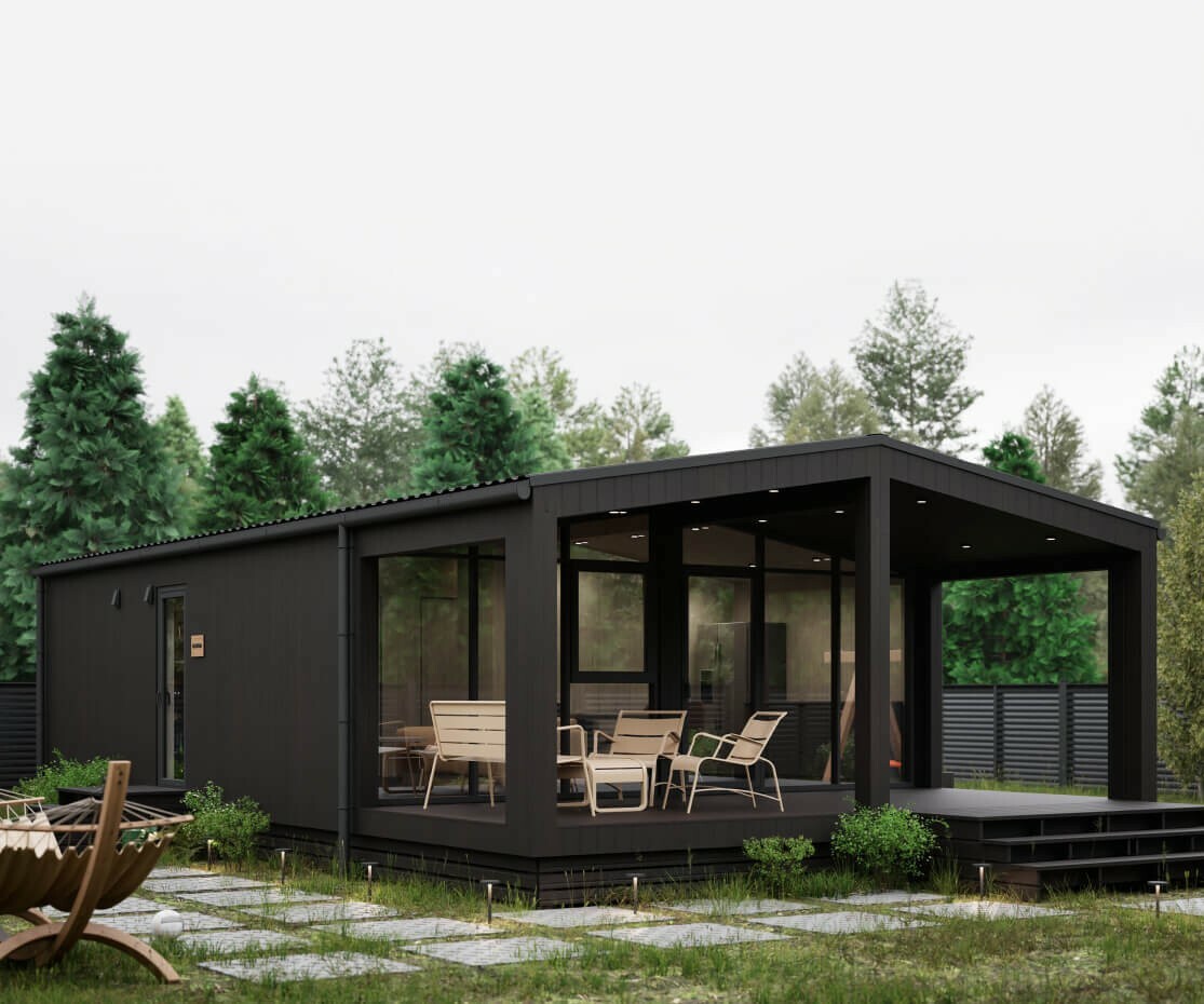 Модульный дом в стиле Барн