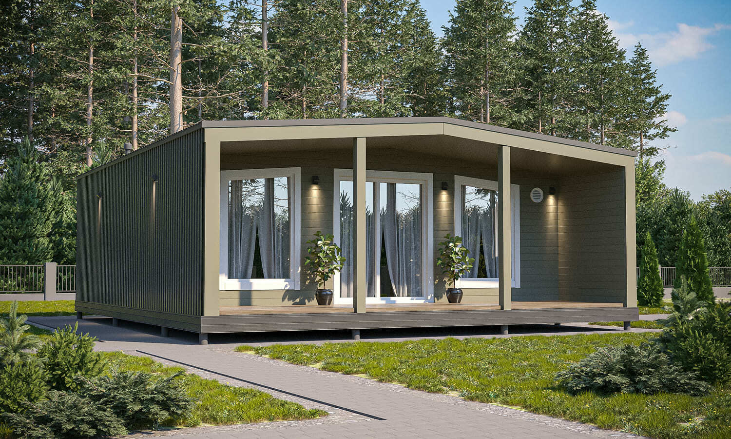 Модульный дом 54 м2